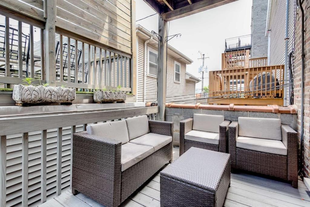 Central Chicago Suite2 Access To Patio Exterior foto