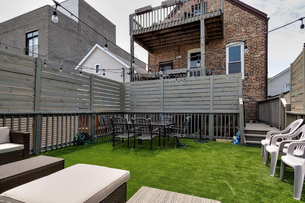 Central Chicago Suite2 Access To Patio Exterior foto